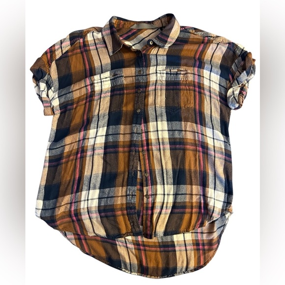 Harley-Davidson Brown Plaid Button Down Shirt - Picture 1 of 5